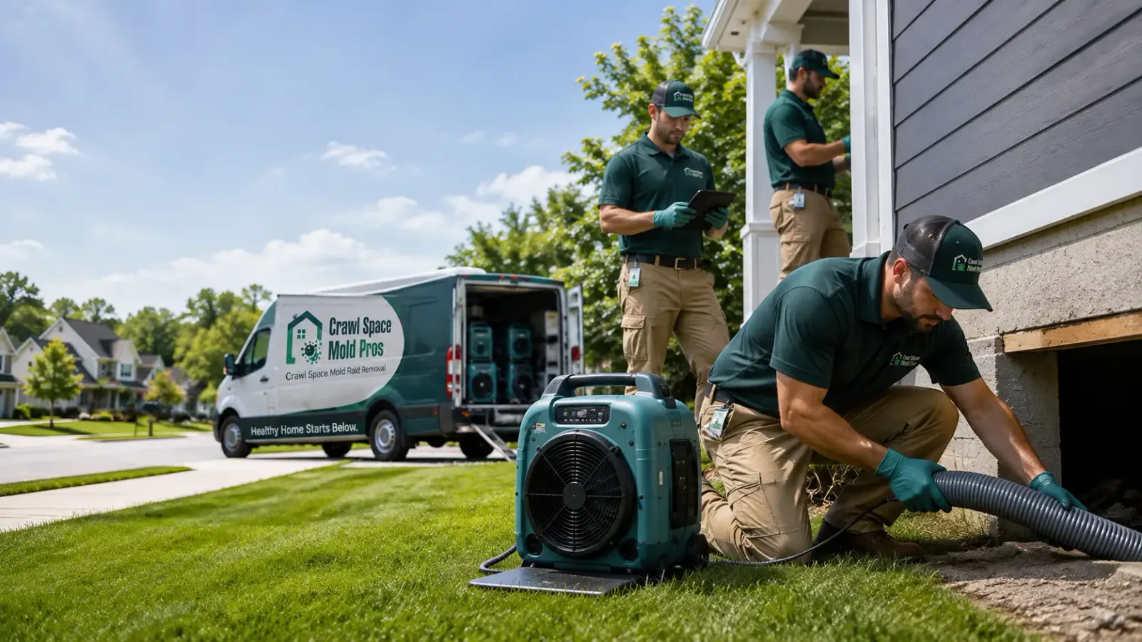 Crawl Space Mold Removal in Deerbrook, WI